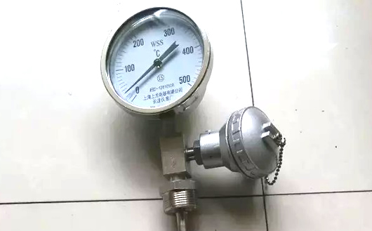 帶熱電阻式雙金屬溫度計 帶熱電阻式雙金屬溫度計